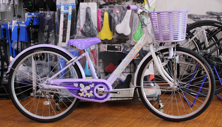 ブリヂストンの女の子用自転車エコパル22が入荷いたしました。